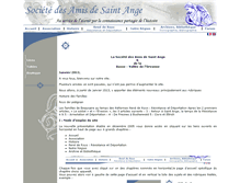 Tablet Screenshot of amisdesaintange.fr